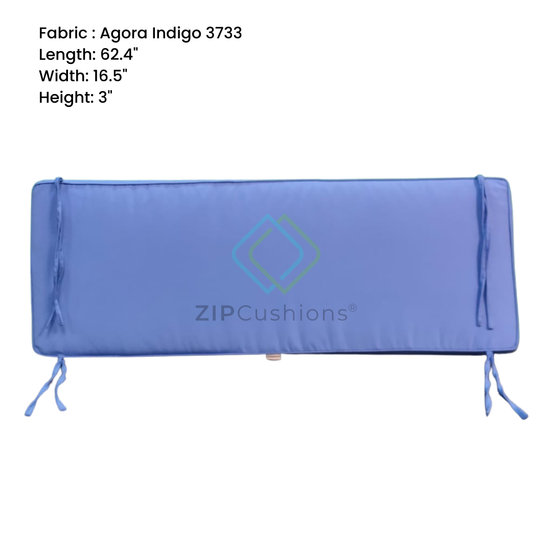Blue colour customized rectangle sofa cushion