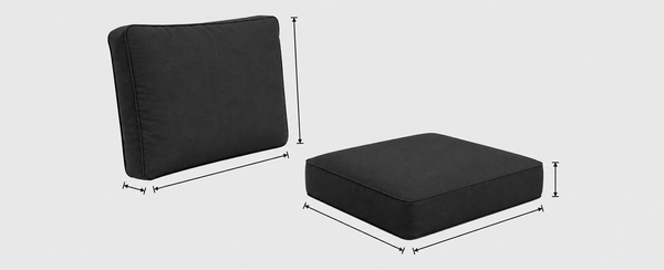 How to Measure Deep Seating Chair Cushions (Seat and Back Sets)
