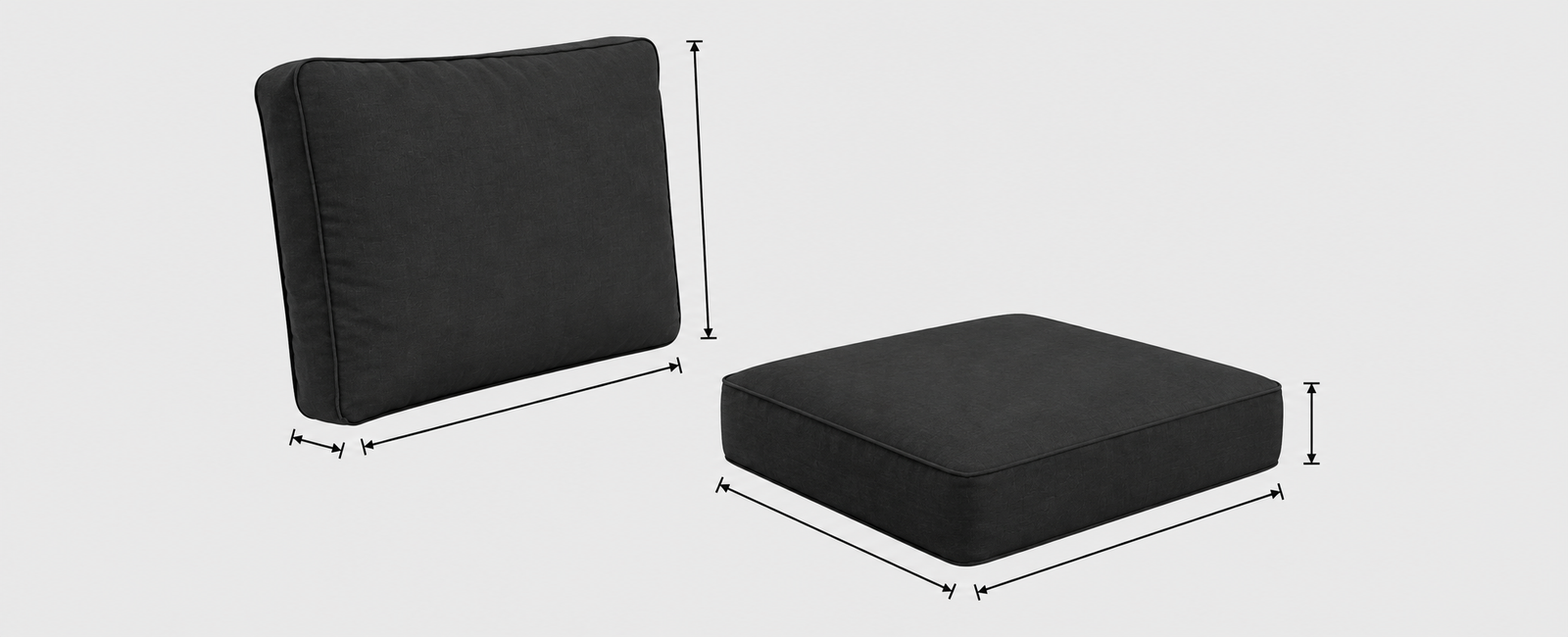 How to Measure Deep Seating Chair Cushions (Seat and Back Sets)
