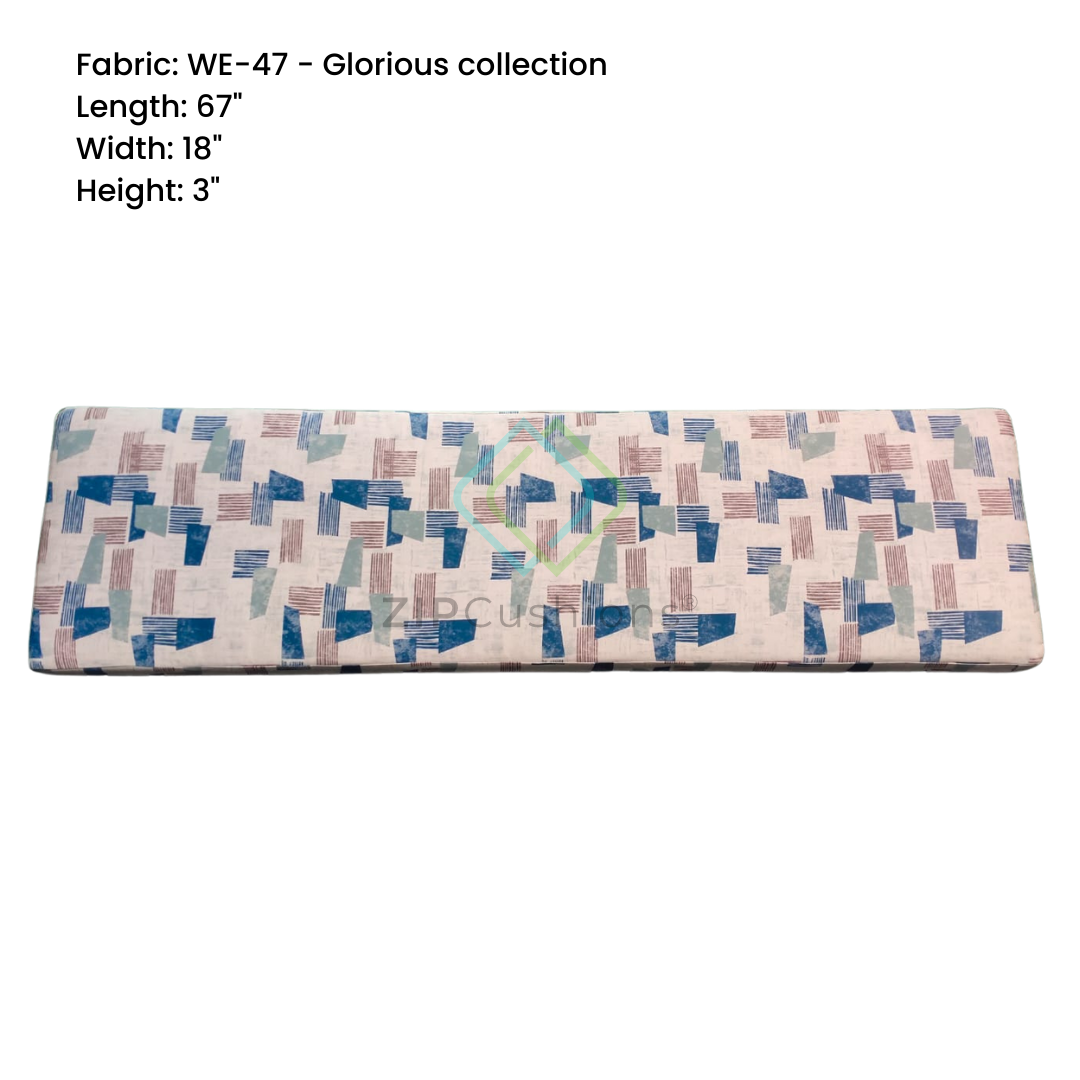 Customized long printed cushion