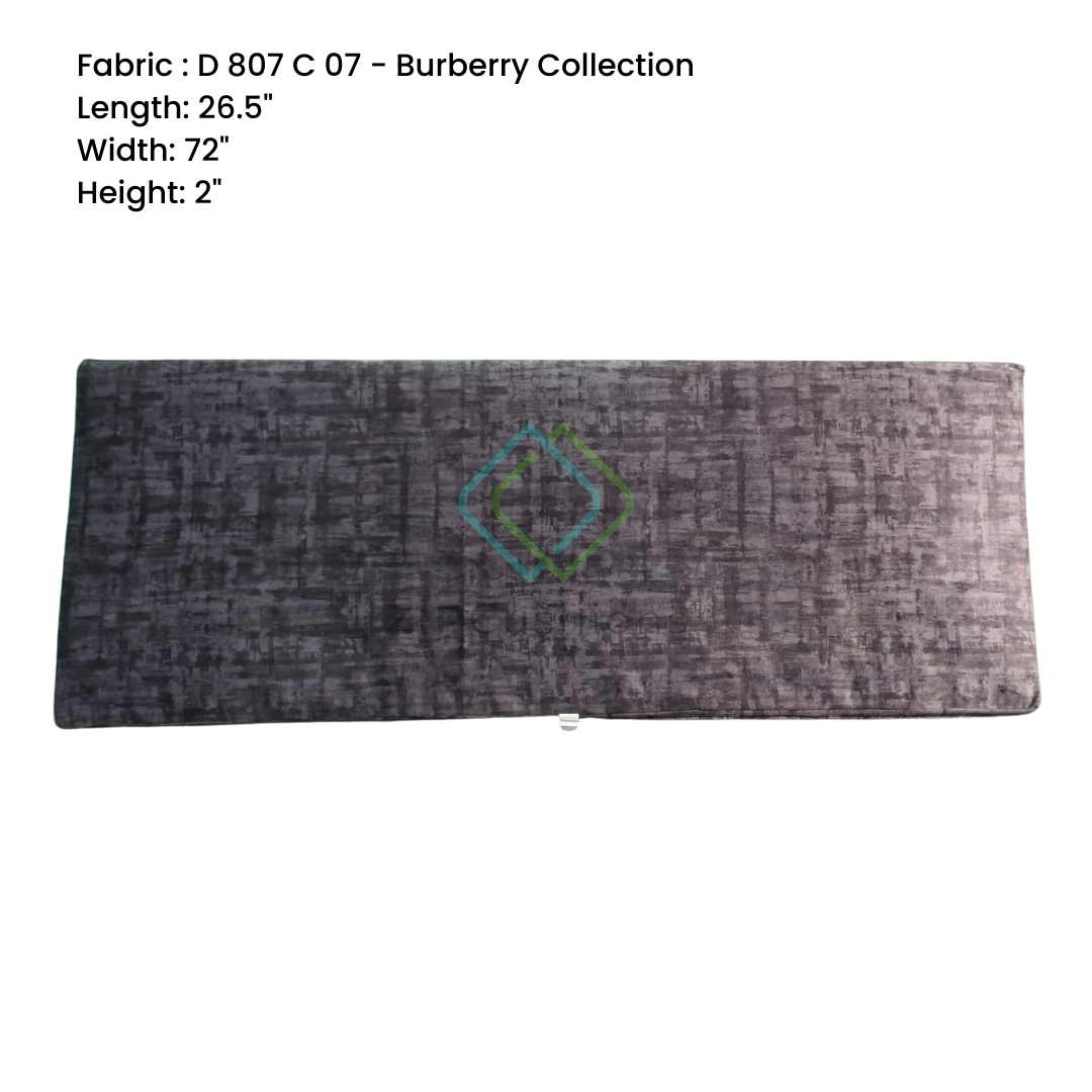 Black colour rectangle shape sofa cushion