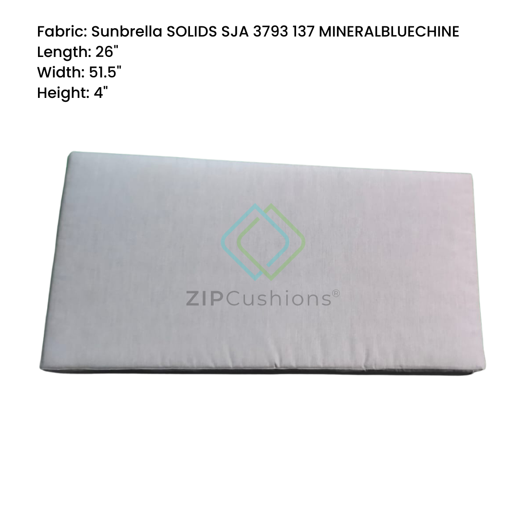 Single sofa sunbrella cushion