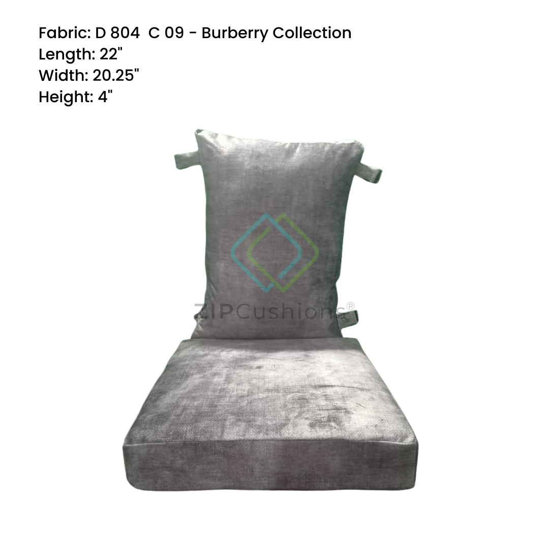 Customized chair seat and back cushion
