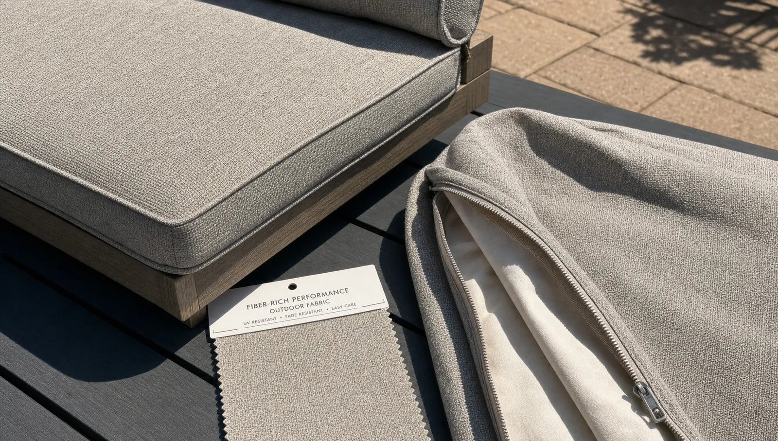 How Fiber Core Dyeing Affects Outdoor Cushion Color