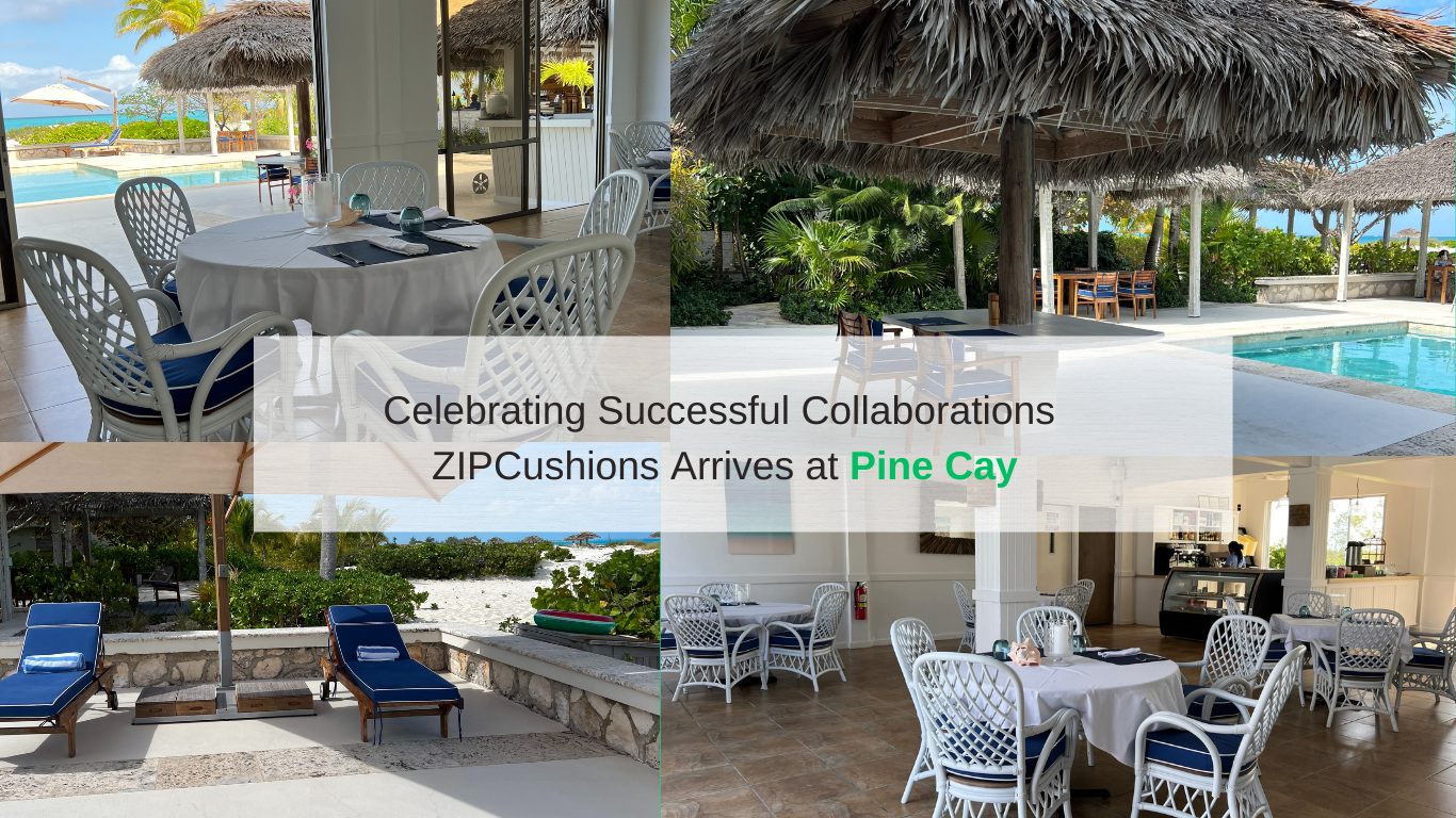 A Case Study on How ZIPCushions Enhances Outdoor Comfort at Pine Cay with Fully Customized Premium Cushions
