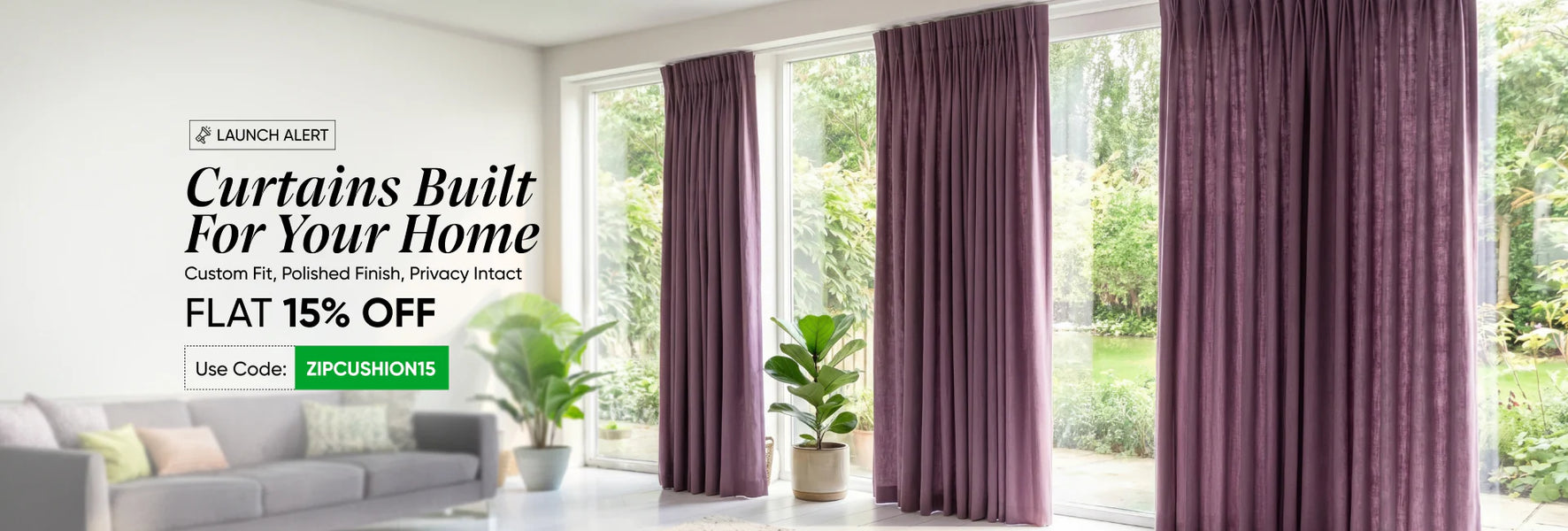 Custom Curtains, Made to Your Exact Size: Indoor & Outdoor