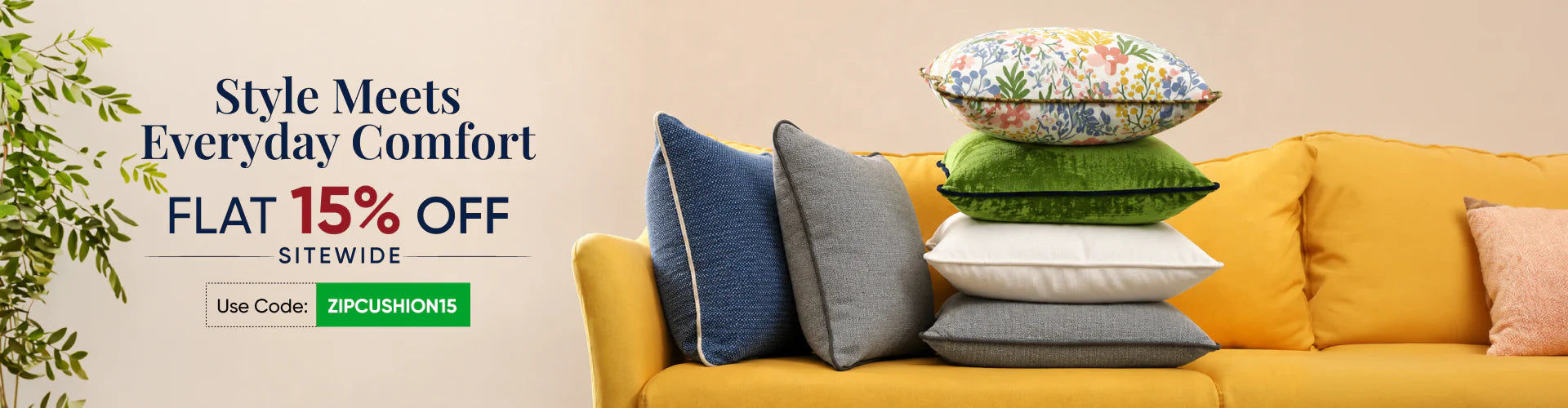 Ready to Ship Accent Pillows - Desktop Banner image