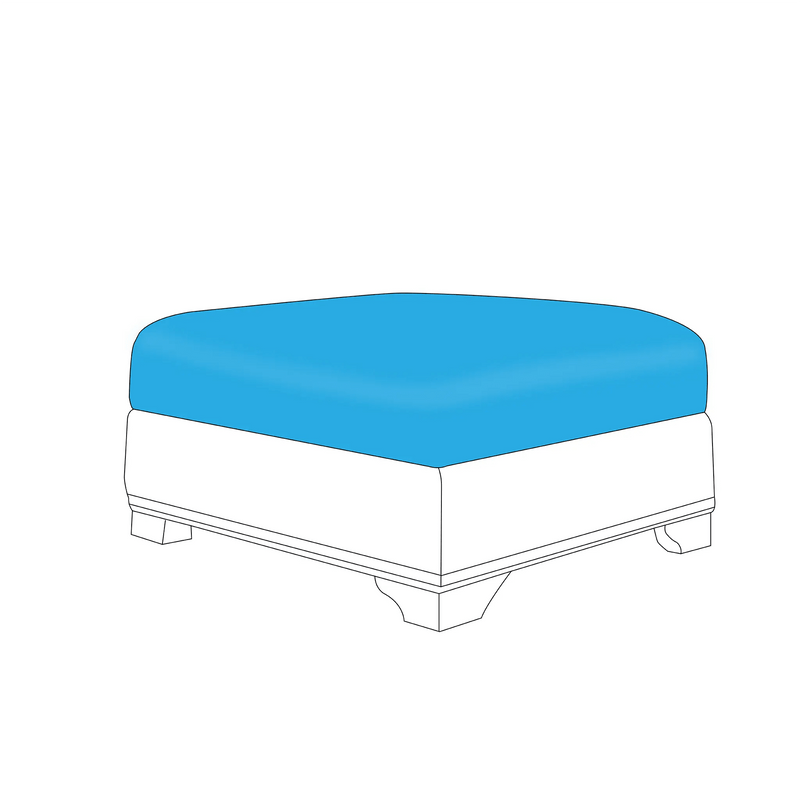 Custom Made Ottoman Foam Cushions