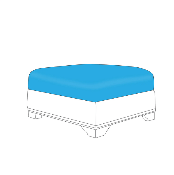 Custom Outdoor Ottoman Cushions | ZIPCushions