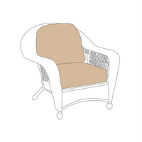 North Cape Charleston/Port Royal Chair Replacement Cushions