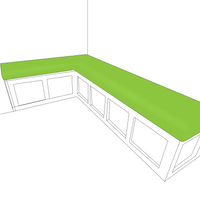 Corner Bench Cushions Indoor |  ZIPCushions