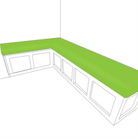 Corner Bench Cushions Indoor |  ZIPCushions