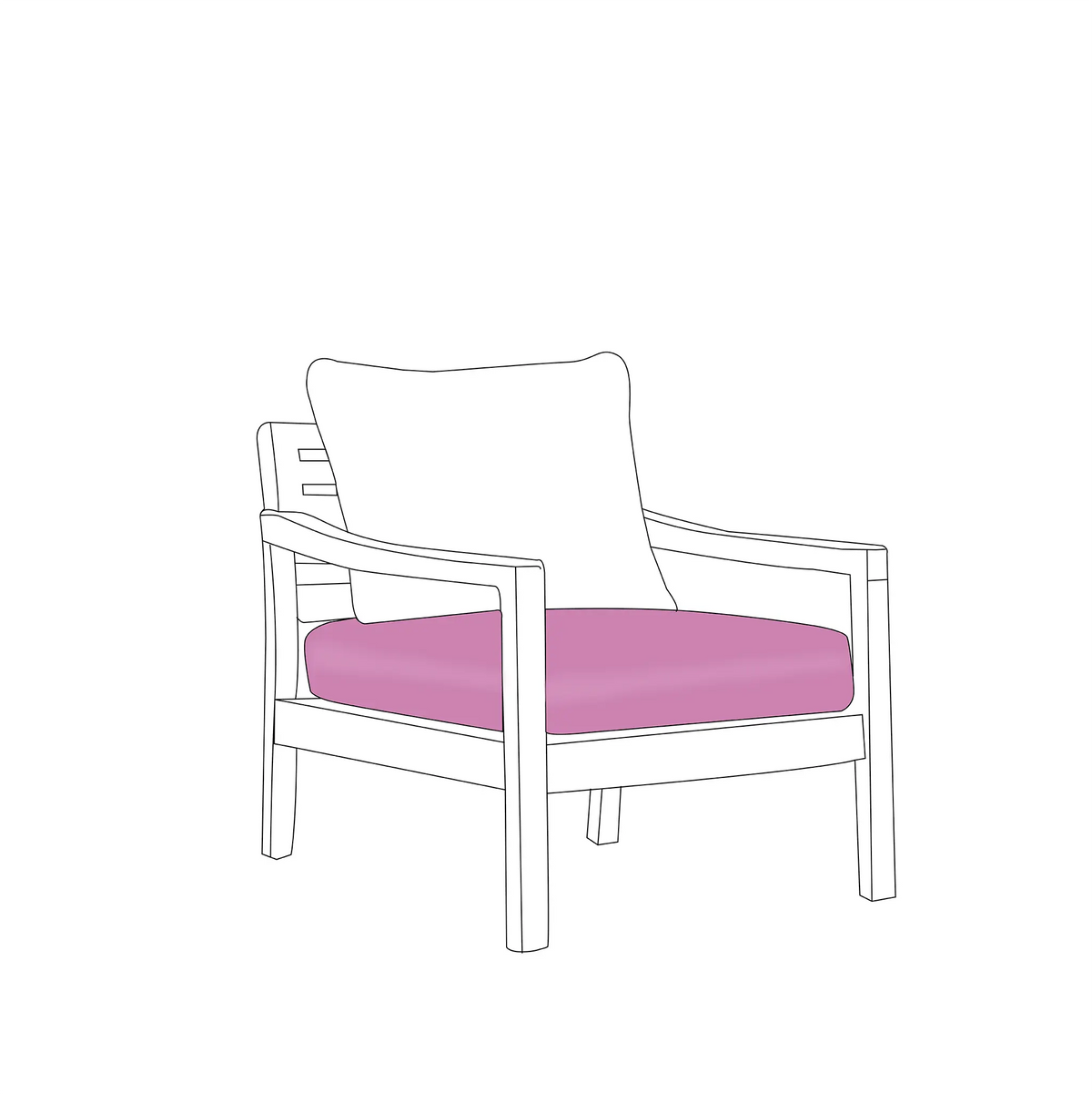 Square Outdoor Custom Cushions |  ZIPCushions