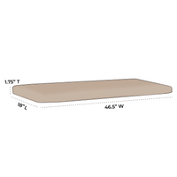 OW Lee Aris Replacement Bench Seat Cushion
