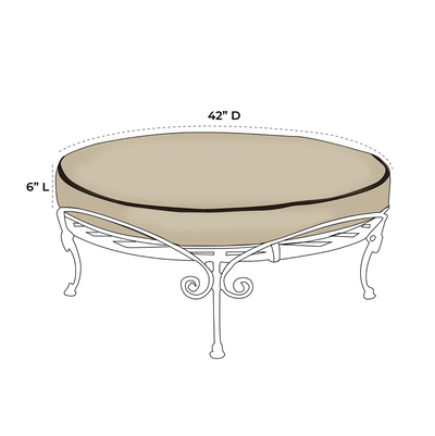 OW Lee Ashbury Large Ottoman Replacement Cushion