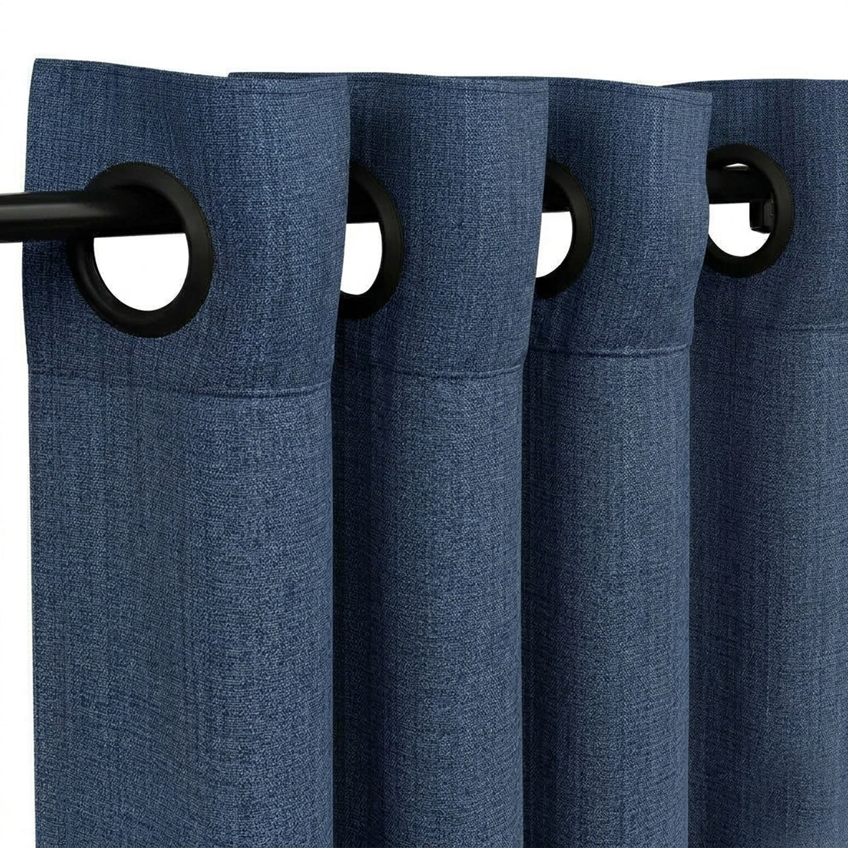 Indigo Eco-Woven Curtain - view 4