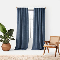 Indigo Eco-Woven Curtain