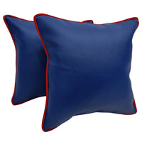 Royal Blue Elegance Pillow Covers  (16x16, Set of 2)