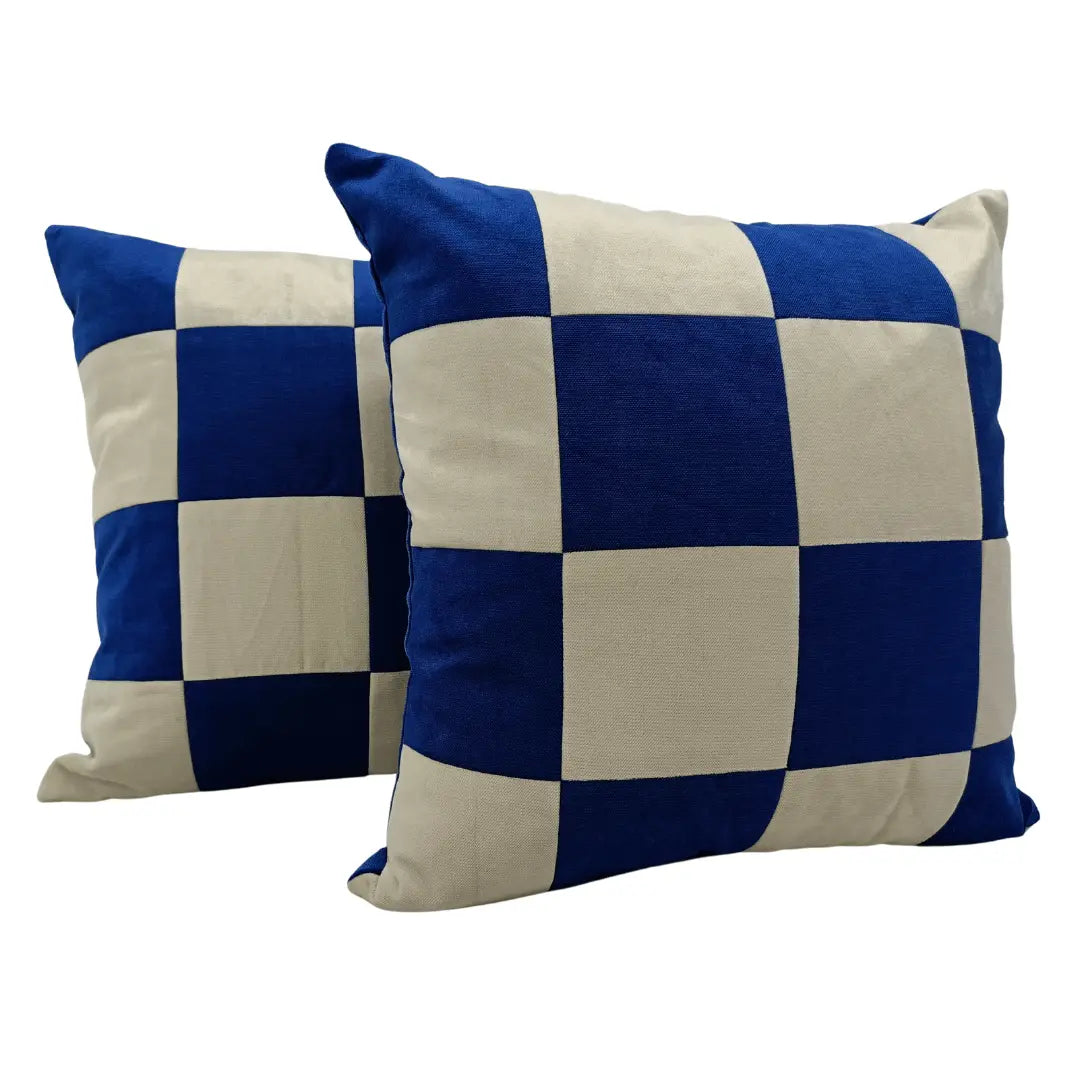 Rectangular Patchwork Pillow Covers (20x20, Set of 2) | ZIPCushions