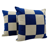 Rectangular Patchwork Pillow Covers (20x20, Set of 2)