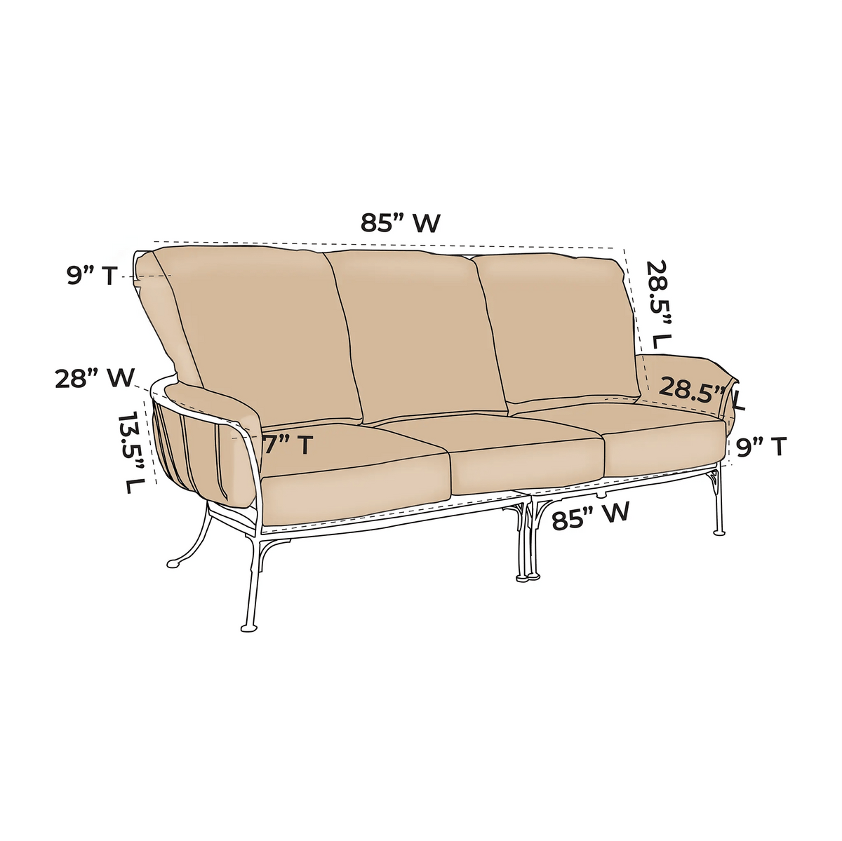 OW Lee Monterra Sofa Replacement Cushions | ZIPCushions