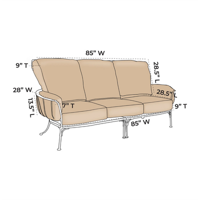 OW Lee Monterra Sofa Replacement Cushions