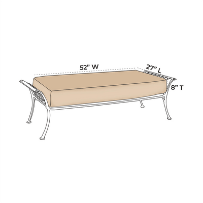 OW Lee Monterra Replacement Double Ottoman Cushions