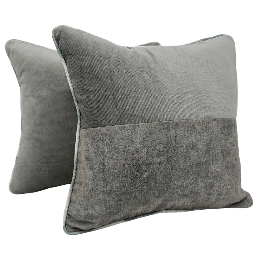 Modern Gray Pillow Covers (16x16, Set of 2) | ZIPCushions