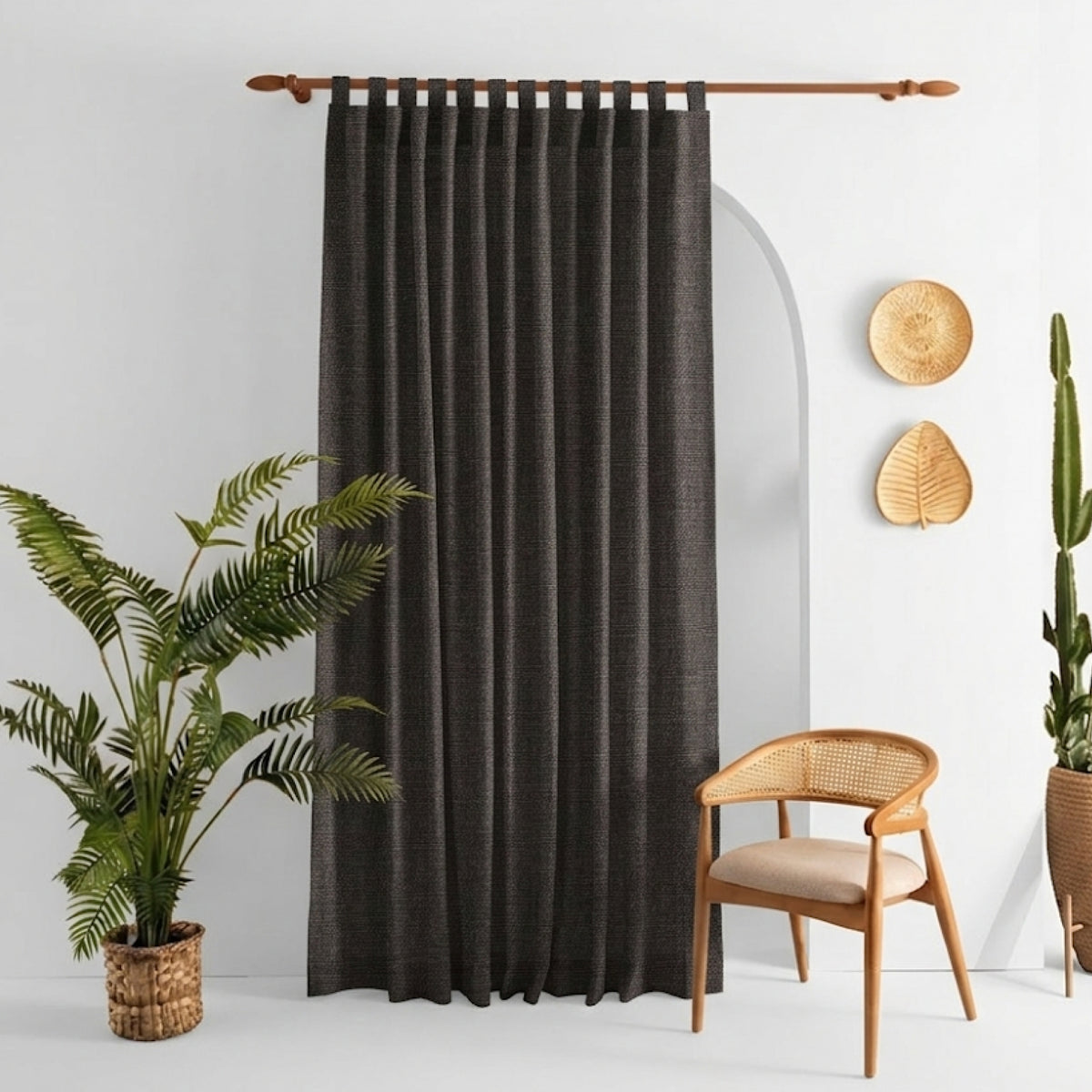 Raven Eco-Woven Curtain