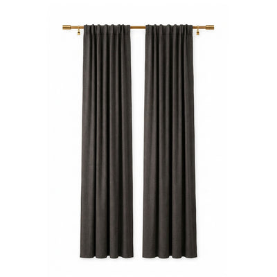 Raven Eco-Woven Curtain - Secondary image
