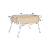 OW Lee Monterra Replacement Urban- Scale Ottoman Cushion