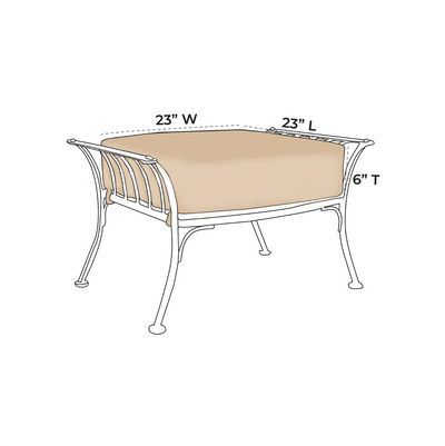 OW Lee Monterra Replacement Urban- Scale Ottoman Cushion