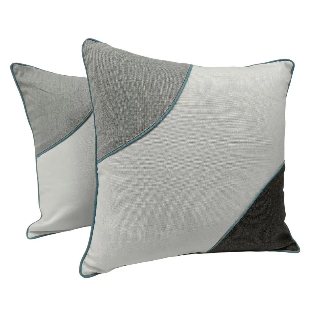 Sunbrella Geometric Accent Pillow Covers (20"x20", Set of 2) | ZIPCushions