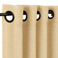 Sunbrella Dupione Sand Curtain