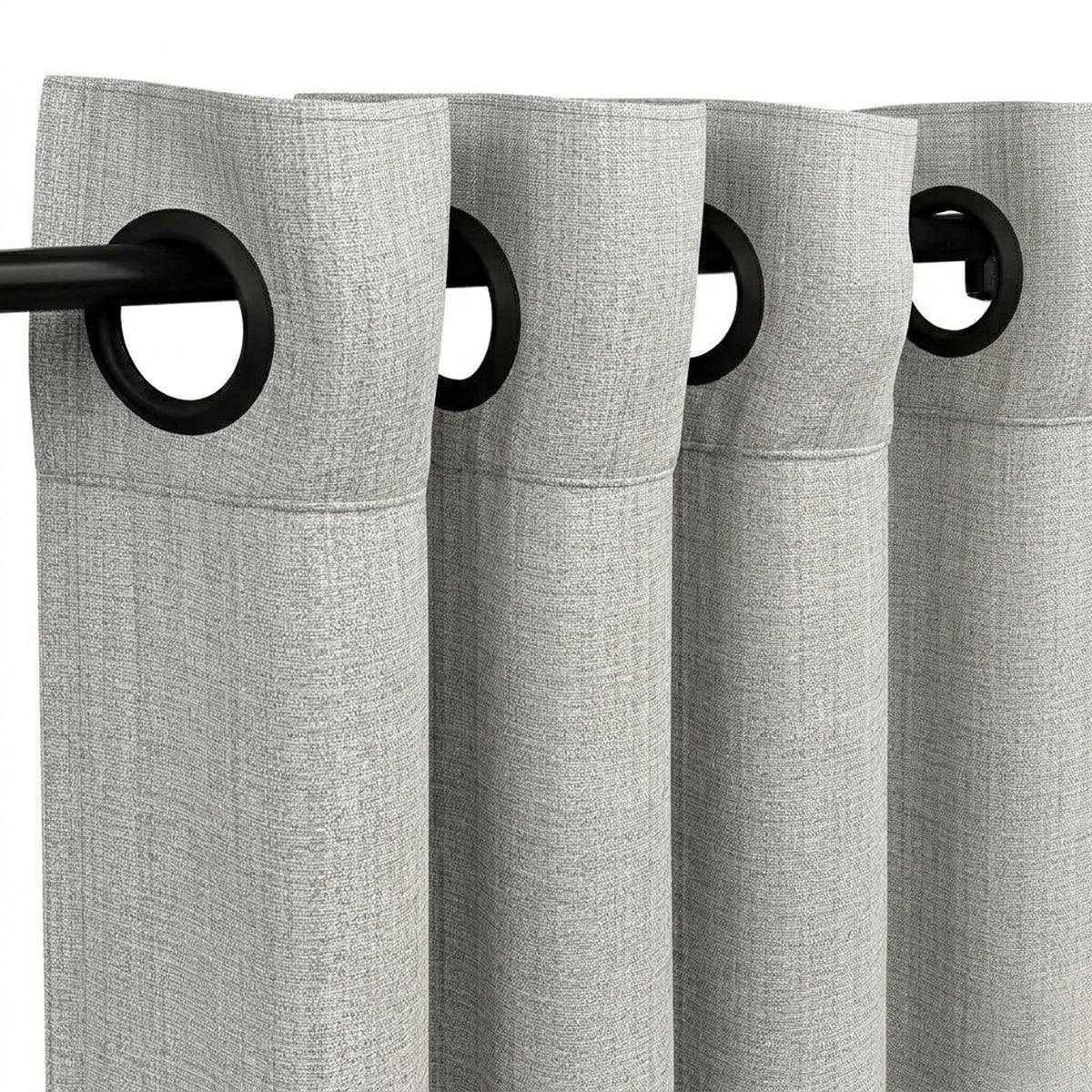 Silver Eco-Woven Curtain - view 4