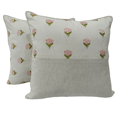 Floral Luxe  Pillow Covers (20"x20", Set of 2)