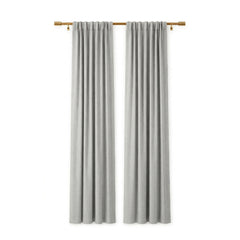 Silver Eco-Woven Curtain - alternate view