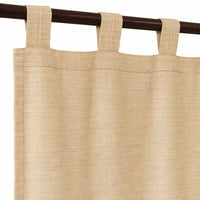 Sunbrella Dupione Sand Curtain