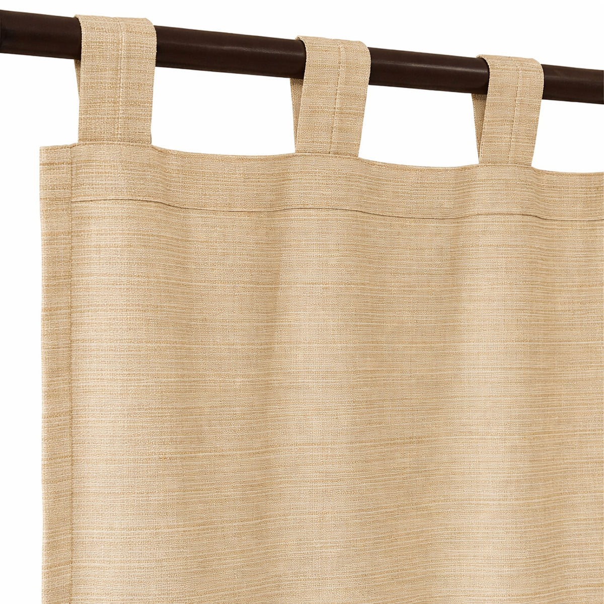 Sunbrella® Dupione Sand Curtain