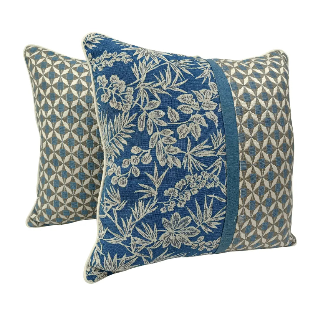Sunbrella Dual-Pattern Outdoor Pillow Covers (20"x20", Set of 2) | ZIPCushions