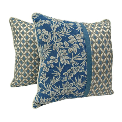 Sunbrella Dual-Pattern Outdoor Pillow Covers (20"x20", Set of 2)