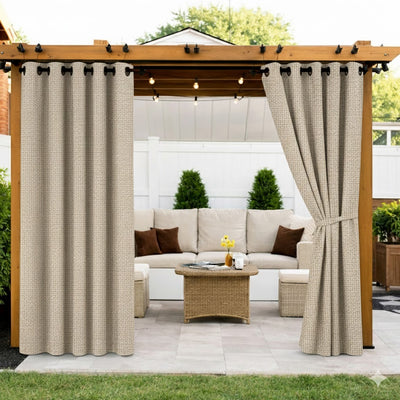 Sunbrella Bliss Sand Curtain - Alternate image