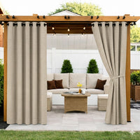 Sunbrella Bliss Sand Curtain
