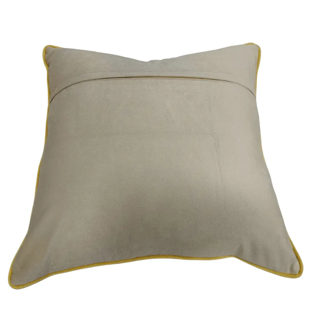 Beige & Off White Dual Tone Pillow Covers (22x22, Set of 2) | ZIPCushions - view 3