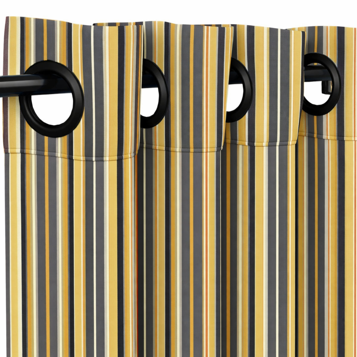 Sunbrella Foster Metallic Curtain
