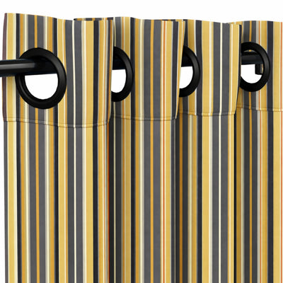 Sunbrella Foster Metallic Curtain