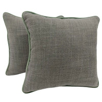 Contemporary Textured Pillow Covers (16x16, Set of 2)
