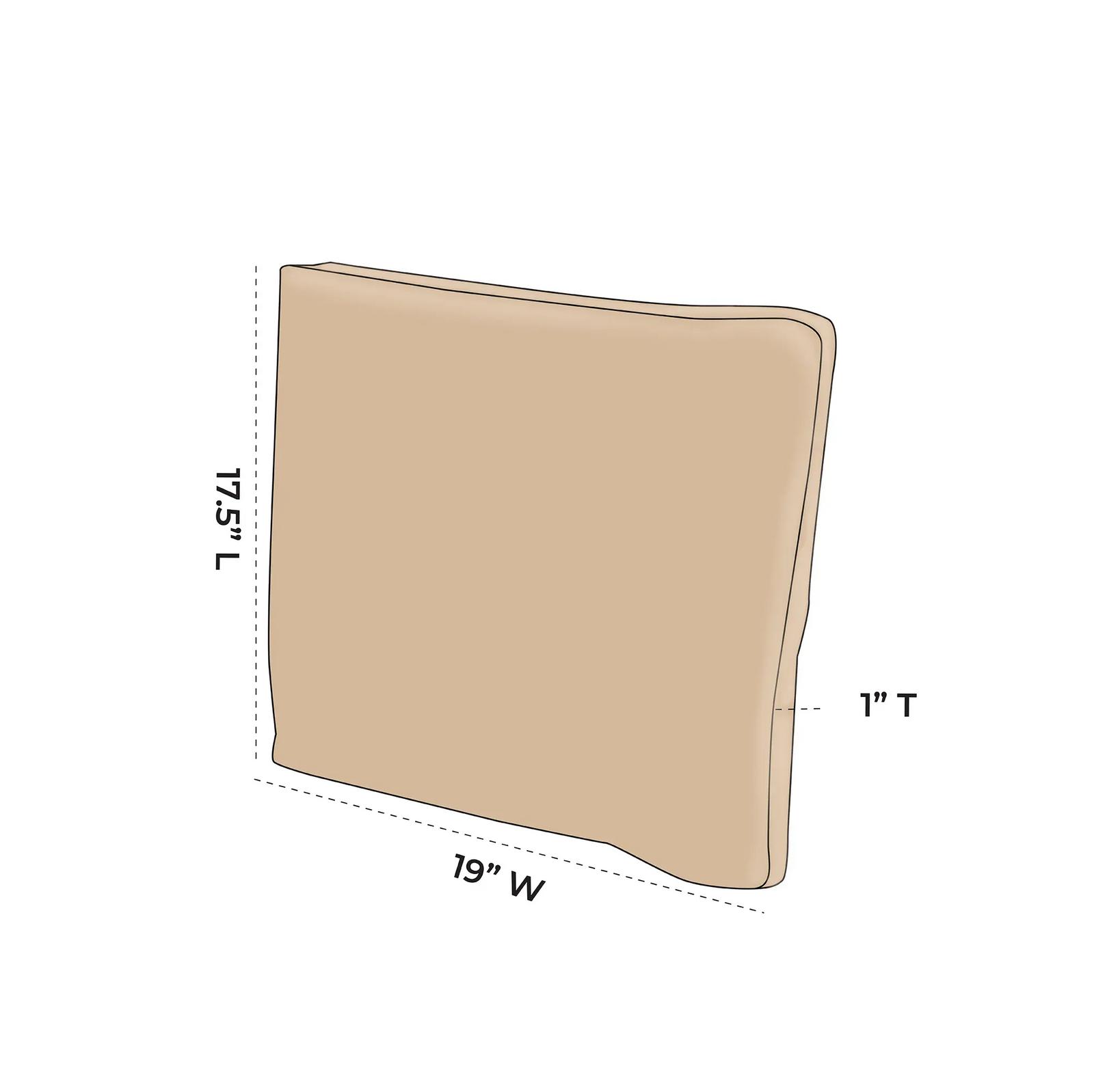 OW Lee Ridgewood Replacement Dining Chair Back Cushion |  ZIPCushions