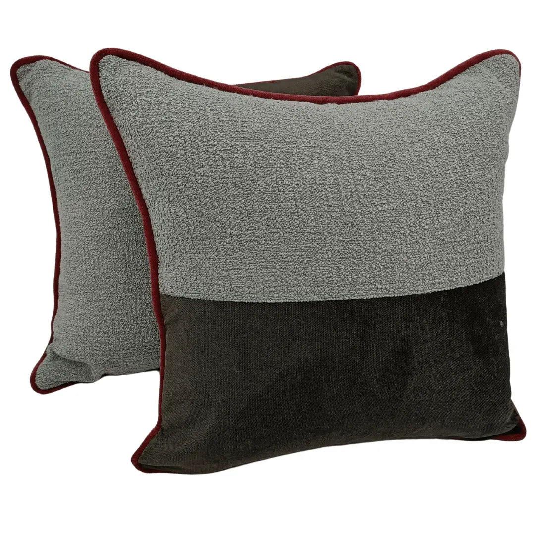 Modern Contrast Pillow Covers (16×16, Set of 2) | ZIPCushions