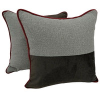 Modern Contrast Pillow Covers (16×16, Set of 2)